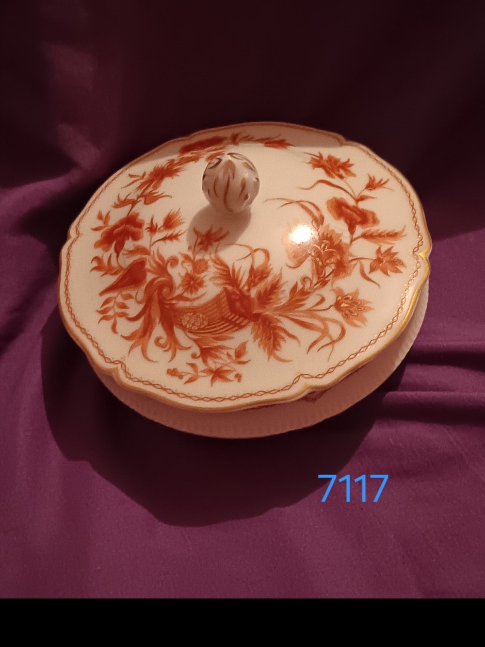 Haviland White Porcelain Box with Limoges Mark